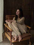 0100 women matching pajama set polka dot