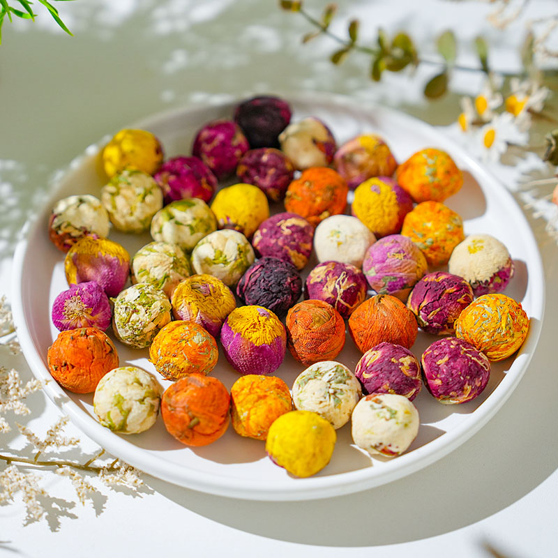 020 flower tea ball 18pcs