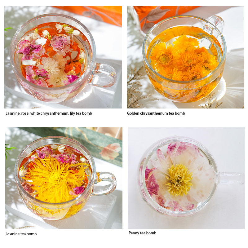 020 flower tea ball 18pcs