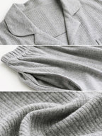 093 Grey pajama women's matching pajama sets