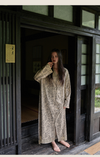 094 Dress pajama with vintage floral print 1