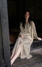 094 Dress pajama with vintage floral print 2