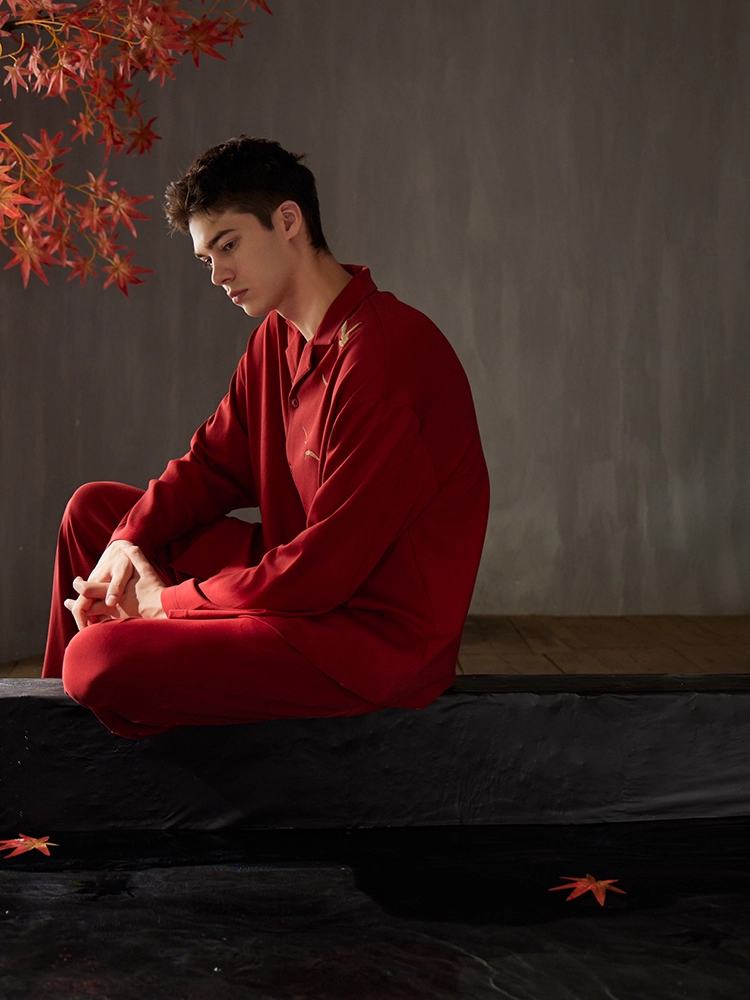 095 Red matching Pajama sets for couple