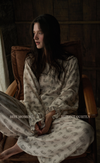 096 Saber-toothed tiger matching Pajama set