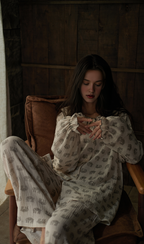 096 Saber-toothed tiger matching Pajama set