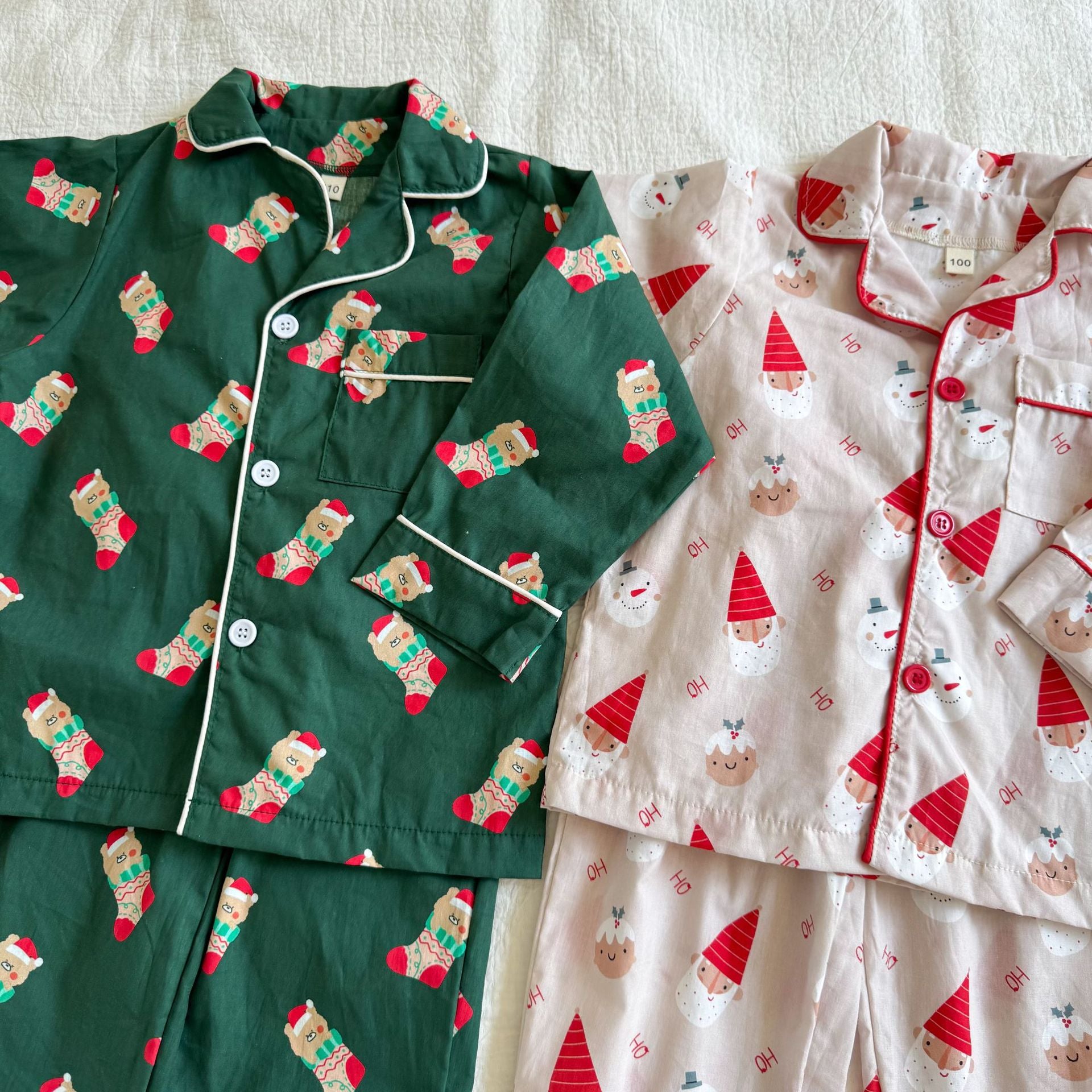 110 Chrismas Children Pajama set