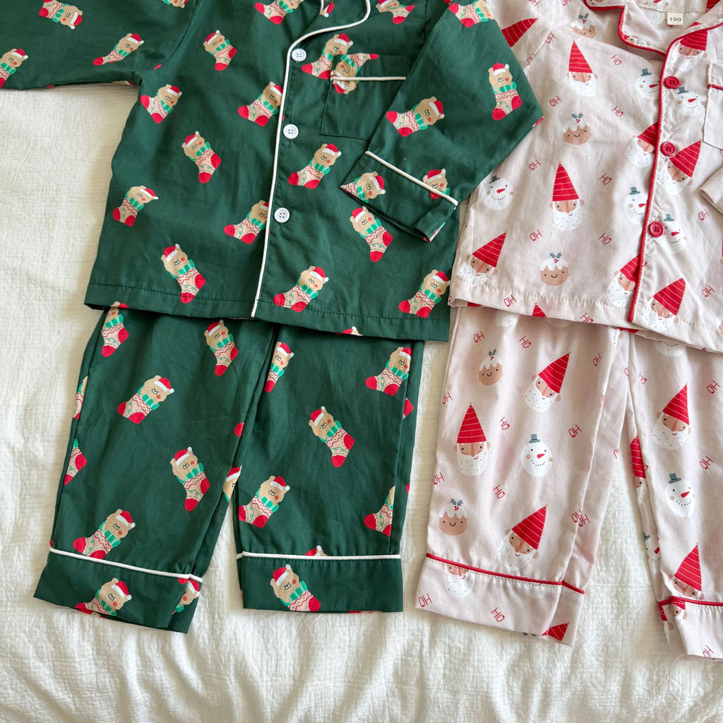110 Chrismas Children Pajama set
