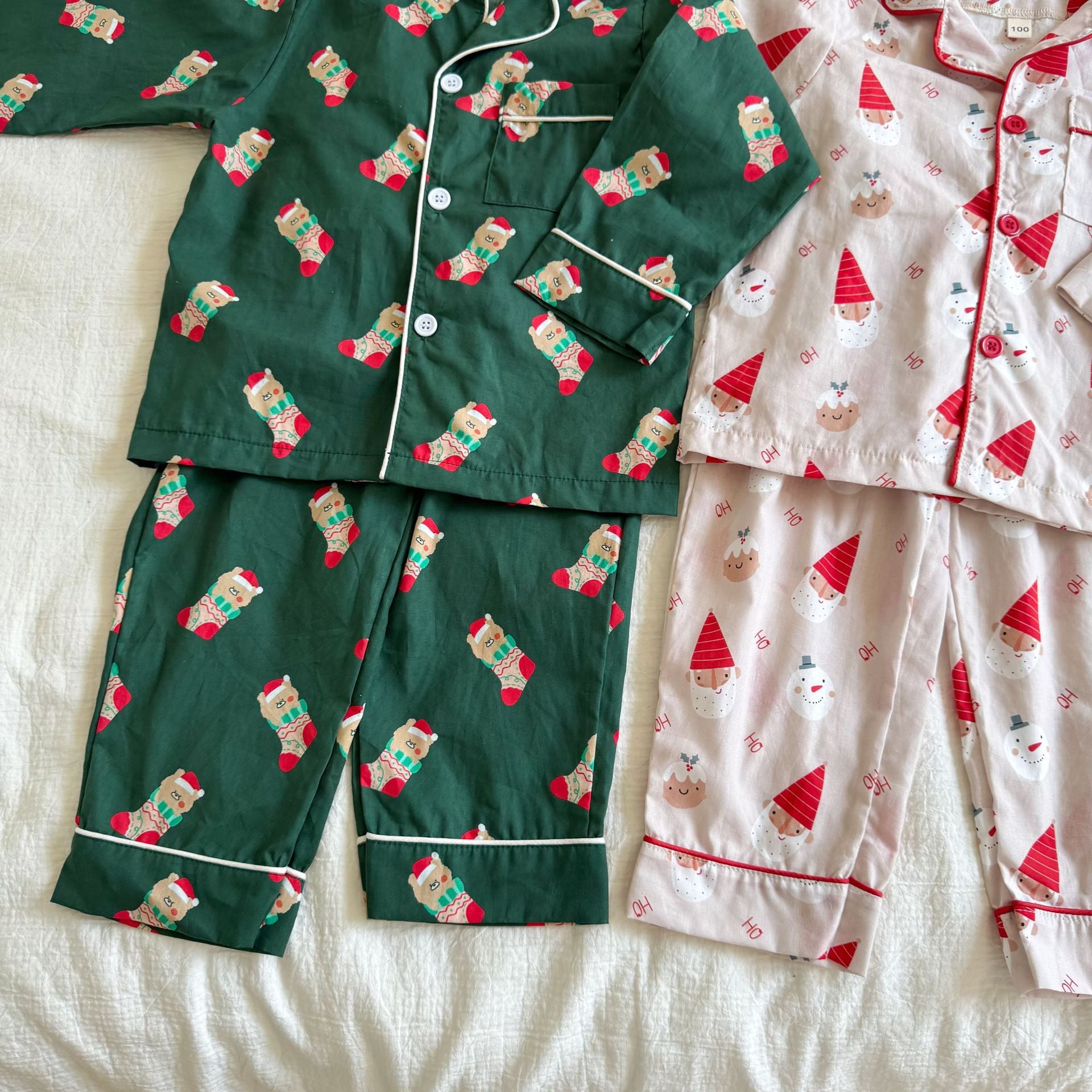 110 Chrismas Children Pajama set