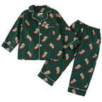 110 Chrismas Children Pajama set